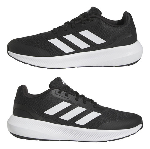 Imagen 2 de 7 de Zapatilla adidas Runfalcon 3.0 K Negro Niño