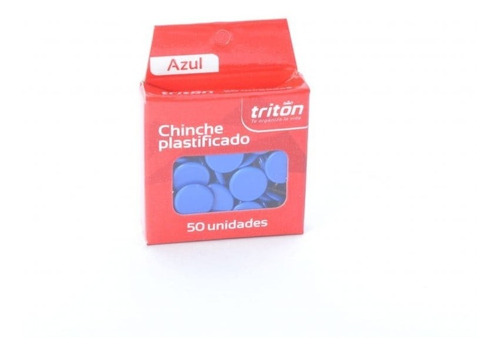 Chinches Plasticos Azul Triton