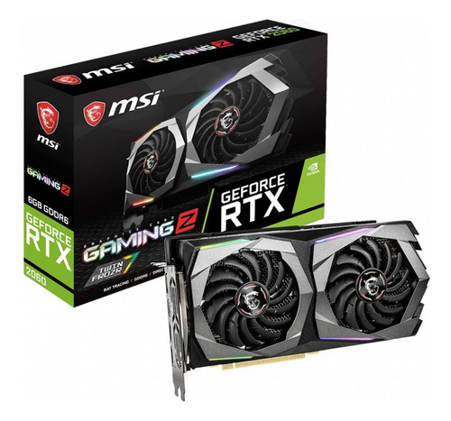 Placa de video Nvidia MSI Gaming Z GeForce RTX 20 Series RTX 2060 6GB