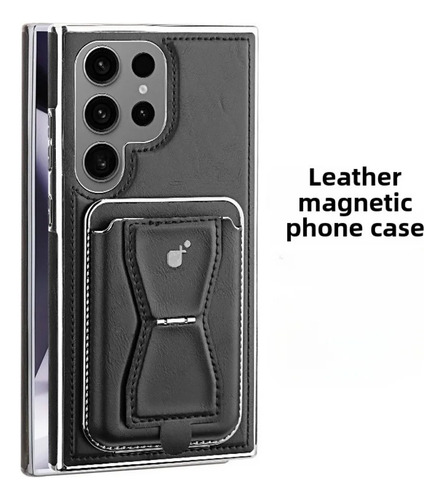 Capa De Couro Galvanizado Para Samsung Galaxy
