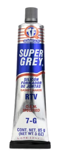 Silicón gris RTV 7-e 80 ml Química TF