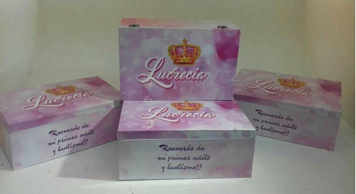 5 Cofres Cajas  Premium  Cumples Empresa Logo Personalizado