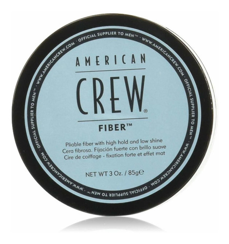 Crema Modeladora American Crew Fiber, Tarros De 3 Onzas (paq