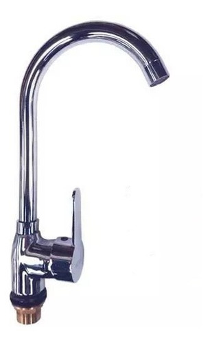 Imagen 2 de 6 de Griferia Monocomando Leva Plana Cisne Cocina Baño 6138-