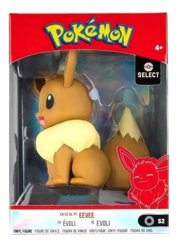 Pokemon Battle Ready Fig Vinilo Eevee Int Pkw0254 Orig 