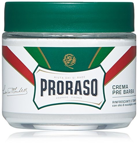 2 Unds Crema Pre-shave Proraso, Refrescante Y Tonificante