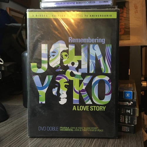 John & Yoko A Love Story, Year Of Peace (2010) Dvd Doble