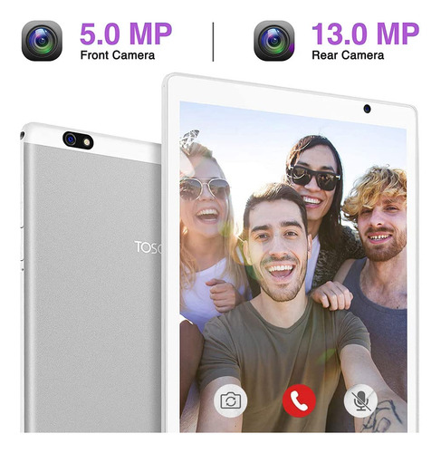 Tableta Toscido Octacore Android 11 Plateada