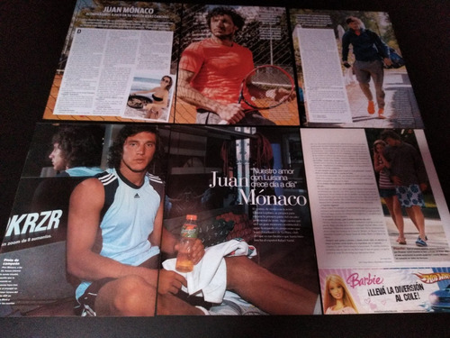 (ah050) Juan Pico Monaco * Recortes Revistas Clippings (Usado)