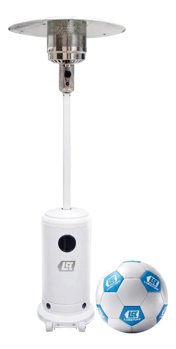 Calefactor De Exterior Hongo + Pelota Lusqtoff Jk-1008p Blanco