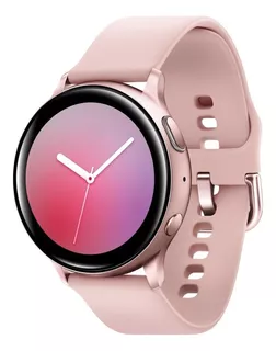 Samsung Galaxy Watch Active2 (Bluetooth) 1.2" caja 40mm de aluminio pink gold, malla pink gold de fluoroelastómero SM-R830