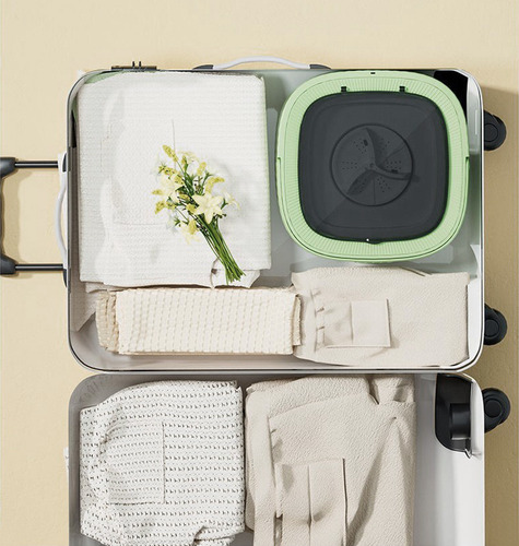 Mini Máquina De Lavar Dobrável Portátil 6.5l