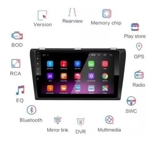 Radio Mazda 3 Primera Generacion Android Gps....