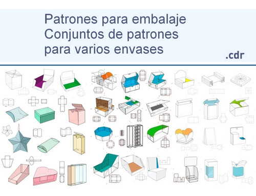 Vectores Patrones Para Fabricar Cajas $100 X Plantilla V2