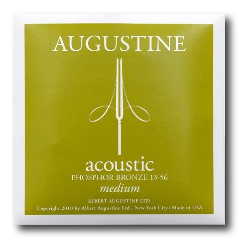 Cuerdas Guitarra Acústica Augustine Phosphor Bronze 13-56