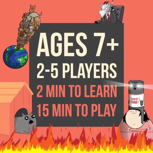 Juego De Mesa Barking Kittens Expansion De Exploding Kittens