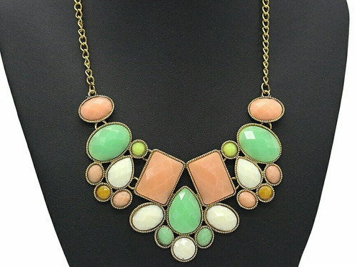 Collar Gemas Color Pastel