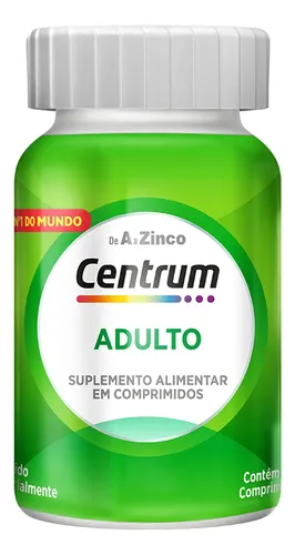 Multivitamínico Diário Centrum Adulto Vitaminas de A à Z 60 Compr...