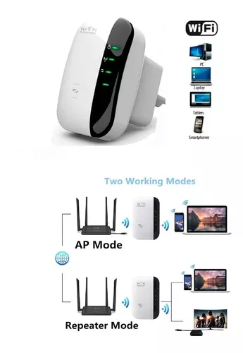 Repetidor Amplificador De Señal Wifi Router 300Mbps Portátil