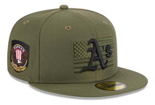 Gorra New Era Atleticos Oakland 59fifty Armed Forces 