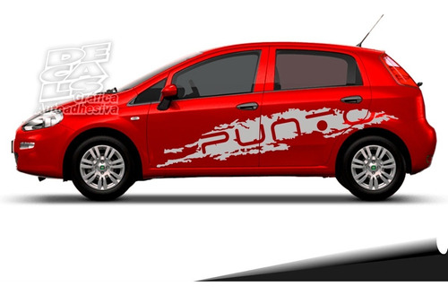 Calco Fiat Punto Paint Decoración Tunning Juego