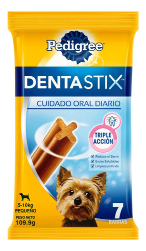 Pedigree Dentastix Snack Para Perro Raza Pequeña 7 Barras