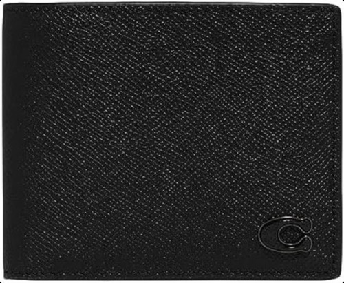 Cartera Coach 3 1 Piel Flor Cruzada, Negro, Talla Única