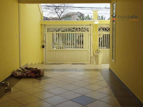 Sobrado Com 3 Dormitórios À Venda, 238 M² Por R$ 1.100.000 - Paraíso - Santo André/sp - So0287