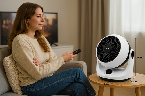Calefactor Electico Portátil Caliente Frio Raf 2000w 90°