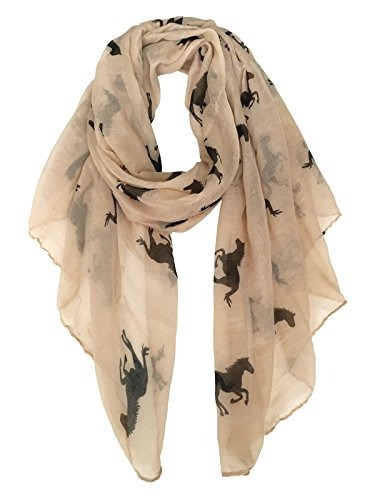 Herebuy Cool Animal Print Scarf Mujeres De Moda Bufandas Par