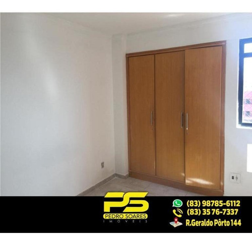 Imagem 12 de 13 de (oportunidade À 70 Metros Do Mar) Apartamento Com 3 Dormitórios À Venda, 80 M² Por R$ 300.000 - Bessa - João Pessoa/pb - Ap1831