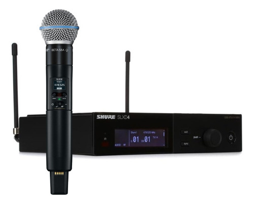 Shure Sistema Inalámbrico Digital De Mano Slxd4br-g58/b58