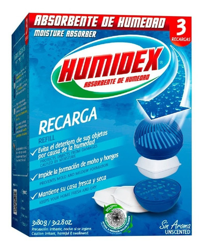 Humidex Recarga Mini Sin Aroma - Kg a $25