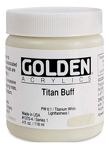 Pintura Acrílica Golden Heavy Body - Tarro De 4oz En Titan B