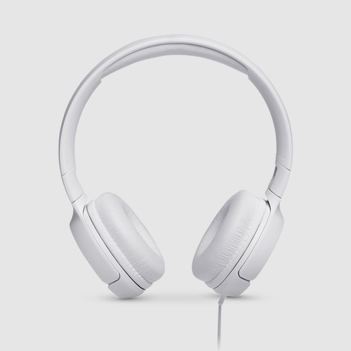 Auriculares Jbl Tune 500 Blanco Con Cable Mini Plug Control Blanco