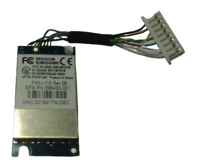 Placa Wifi  Broadcom Bcm920445nmd Notebook Hp Dv1000