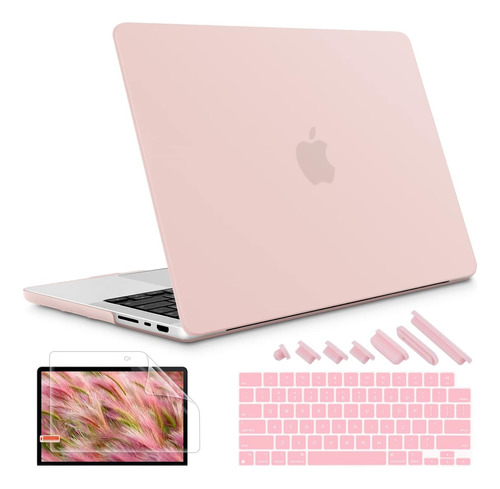 Funda May Chen Para Macbook Pro 14 M1 Pro/max +c/tec Pink1