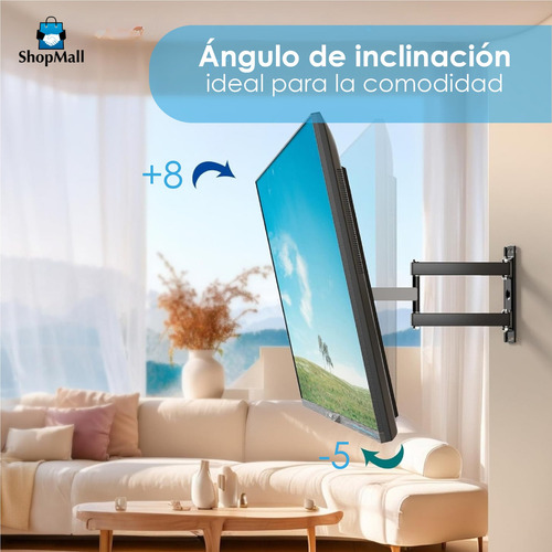 Soporte P4 De Pared Para Tv/monitor De 32 A 65 Negro