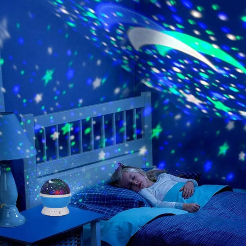 Rii Lampara Proyector De Estrellas Luces Led Niños Usb O