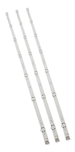 Imagem 2 de 7 de Kit Barras Led Compatível 43lj5550 43uj6300 43lj5500