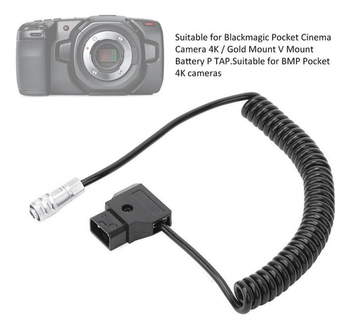 Hx For D-tap For 4k Cable De Alimentação De Mola Para