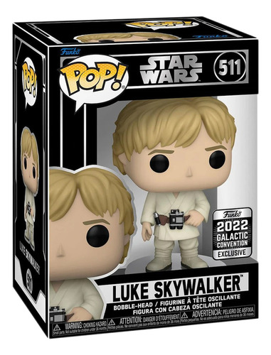 Funko Pop Star Wars 511 Luke Skywalker 2022 Galactic Con.