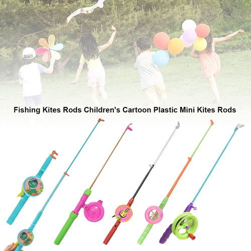 Cañas De Pescar Para Niños, Cometas, Cañas De Pescar Elástic