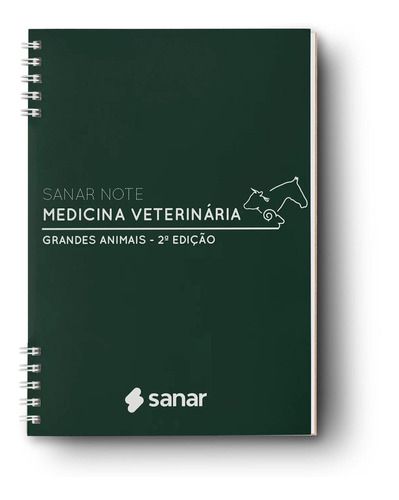 Livro Sanar Note Medicina Veterinária Grandes Animais