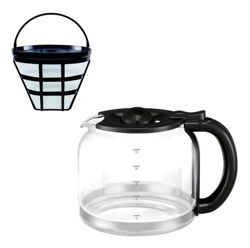 Imagen 3 de 7 de Combo Cafetera T-fal Esencial 2 Sartenes Cazo Kit Utensilios