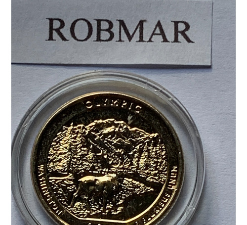 Robmar-usa-quarter Bañado Oro 24k Año 2011-n°8-olympic