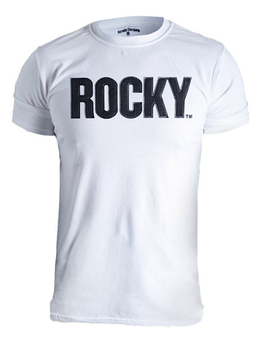 Playera Rocky Blanca Oficial