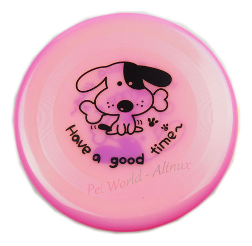 Juega Con Tu Perro Disco Volador Frisbee Mascota Feliz