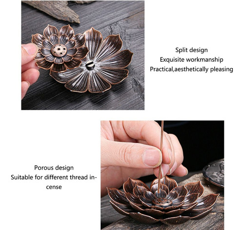 Soporte Para Incienso Lotus Incenser, Quemadores De Incienso