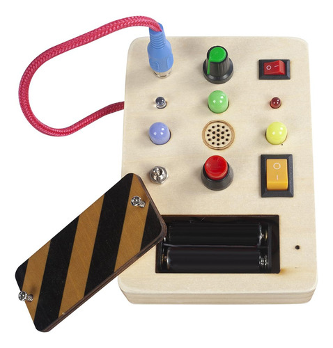 Montessori Toy Activity Board Toggle Switch Juguete Estilo B